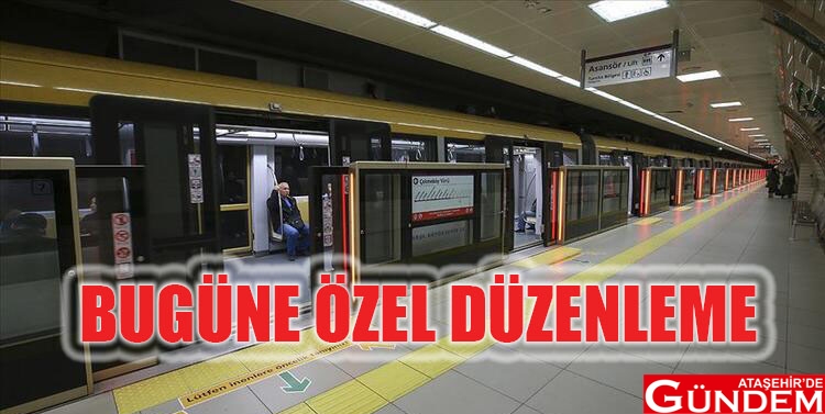 METRO SEFERLERİNE KADINLAR GÜNÜ DÜZENLEMESİ METRO 8 MART